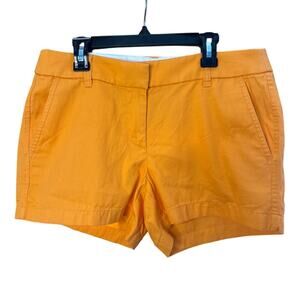 J. Crew 4 inch Chino Shorts Size 4 in Orange